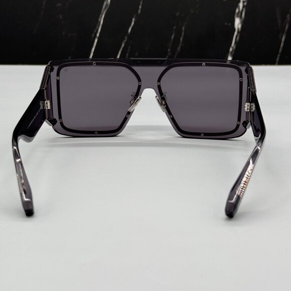 NEW SPP096M 0I86 PHILIPP PLEIN REVOLUTION BLACK UNISEX SUNGLASSES main image 4